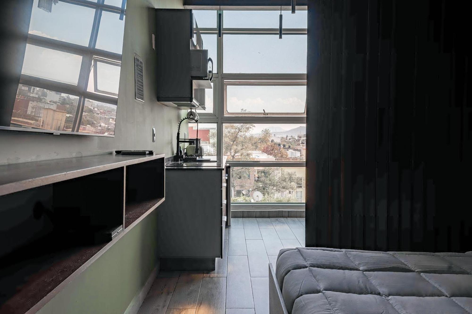 The Jungle Loft Tropical Comfort In A Centric Location With Kitchen Mexico City Ngoại thất bức ảnh